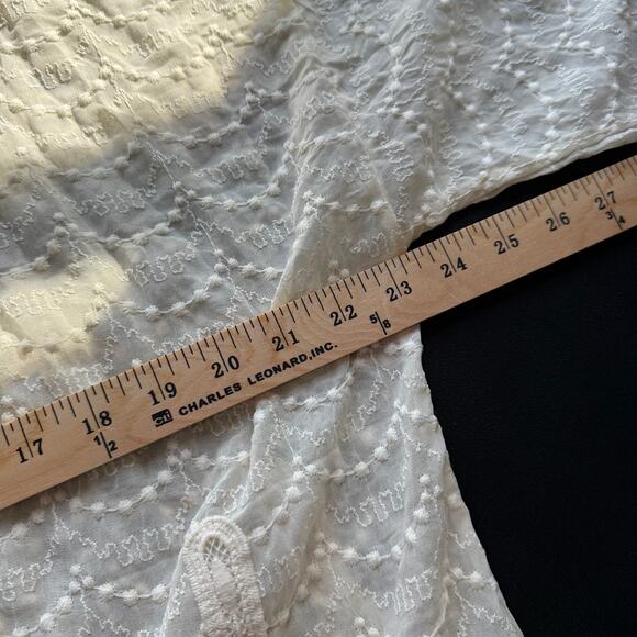 Boho Vintage Inspired XS/S Lace Fringe Kimono Whimsical Romantic Feminine Gypsy - Picture 4 of 9